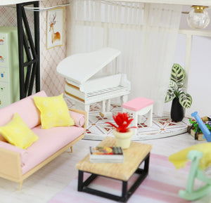 Anna's pink melody Mini Casita Armable con Caja Exhibidor