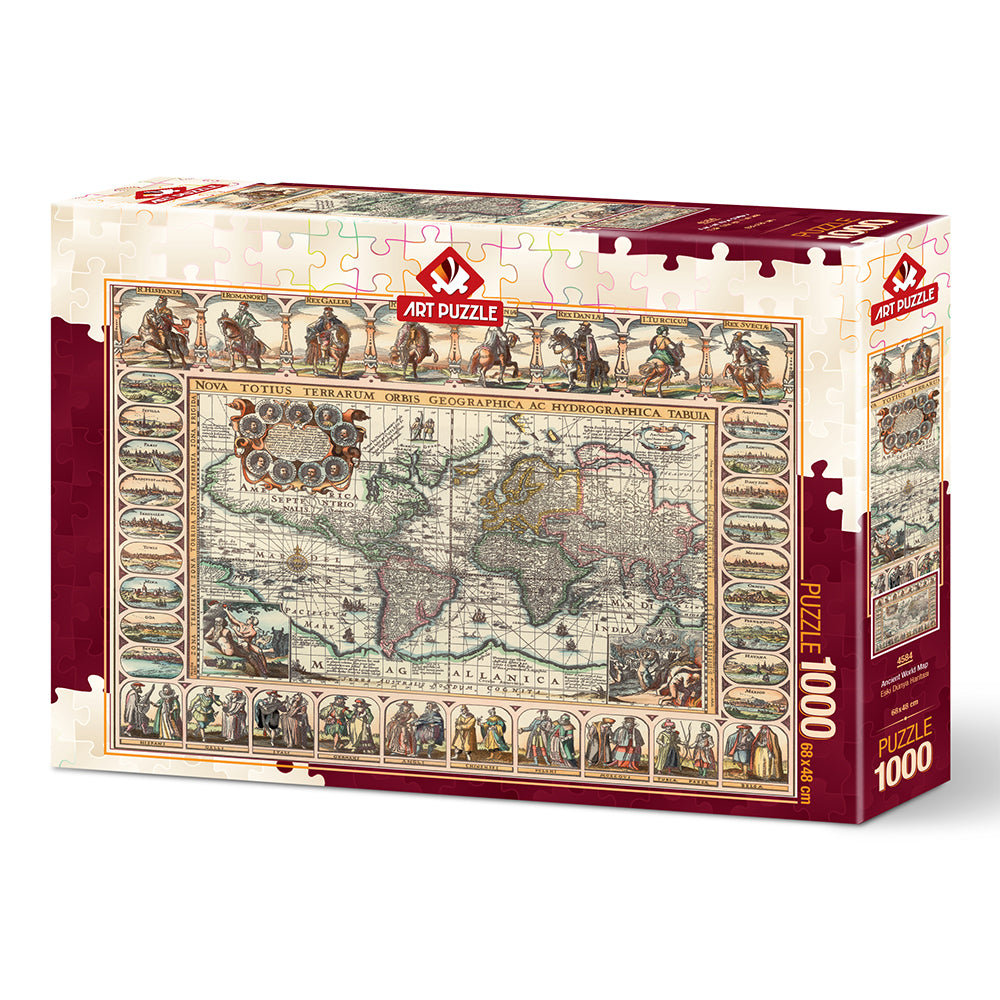 Puzzle 1000 Piezas - Ancient World Map