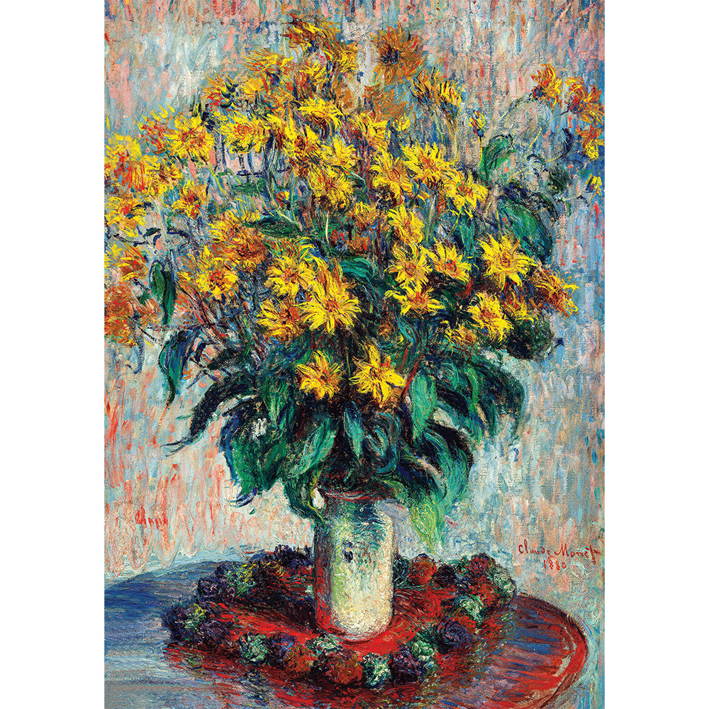 Puzzle 1000 Piezas - Jerusalem Artichoke Flowers by Claude Monet