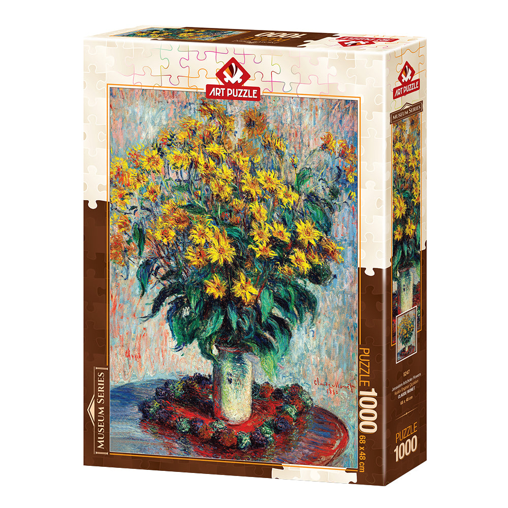 Puzzle 1000 Piezas - Jerusalem Artichoke Flowers by Claude Monet