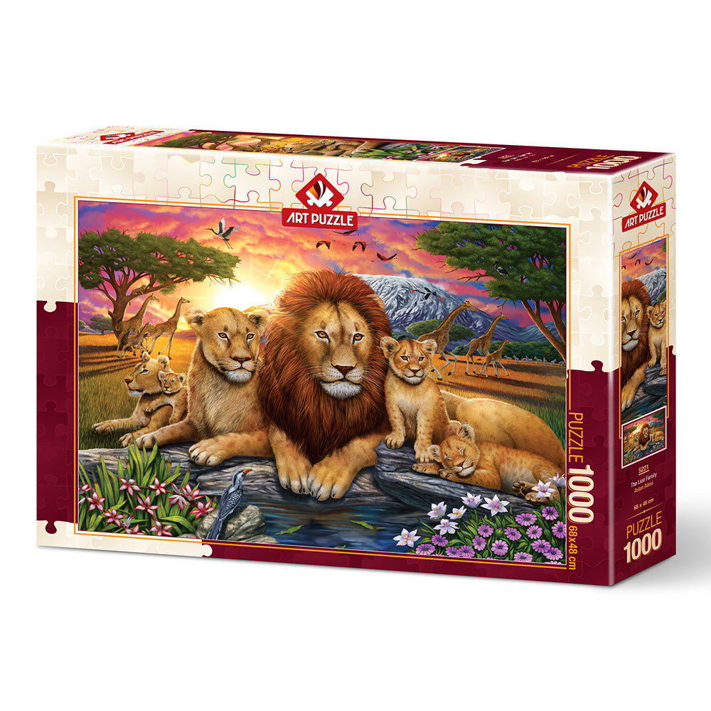 Puzzle 1000 Piezas - Lion Family