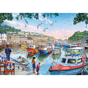 Puzzle 1000 Piezas - The Little Fishermen At The Harbour