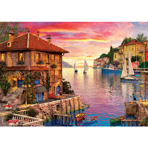 Puzzle 1500 Piezas - The Mediterranean Harbour