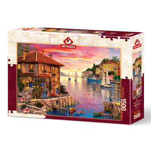 Puzzle 1500 Piezas - The Mediterranean Harbour