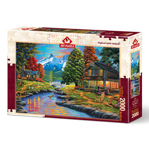 Puzzle 2000 Piezas - Two Shores A Forest